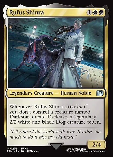Rufus Shinra | Final Fantasy Foil | Card Kingdom