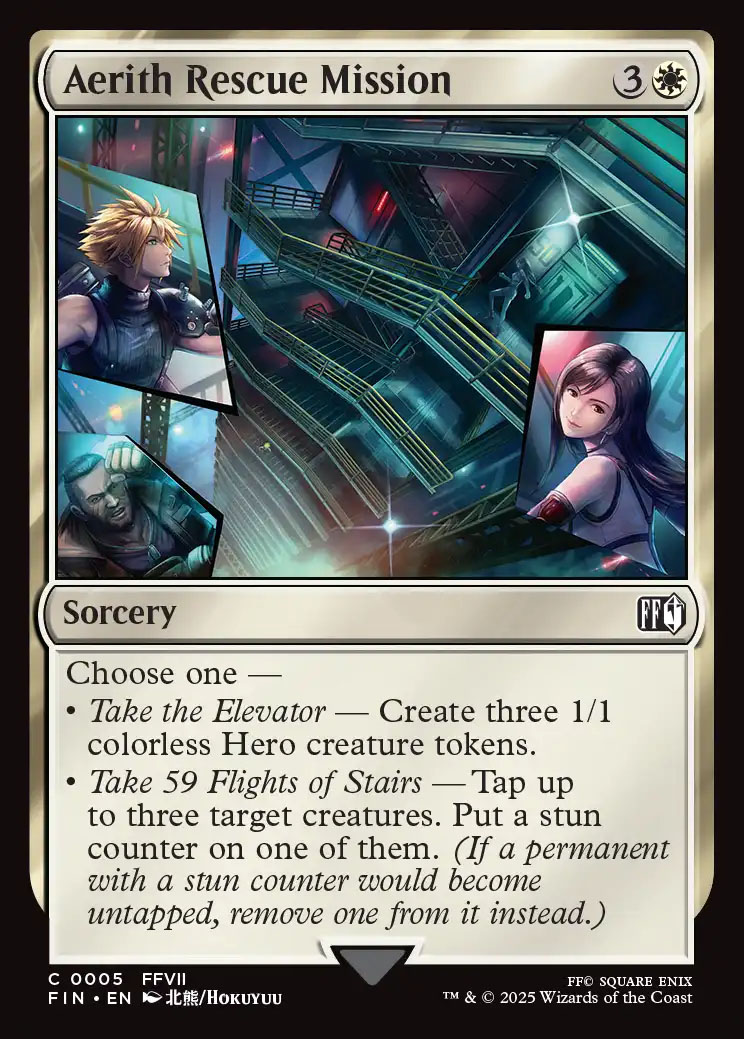 Aerith Rescue Mission | Final Fantasy Foil | Card Kingdom