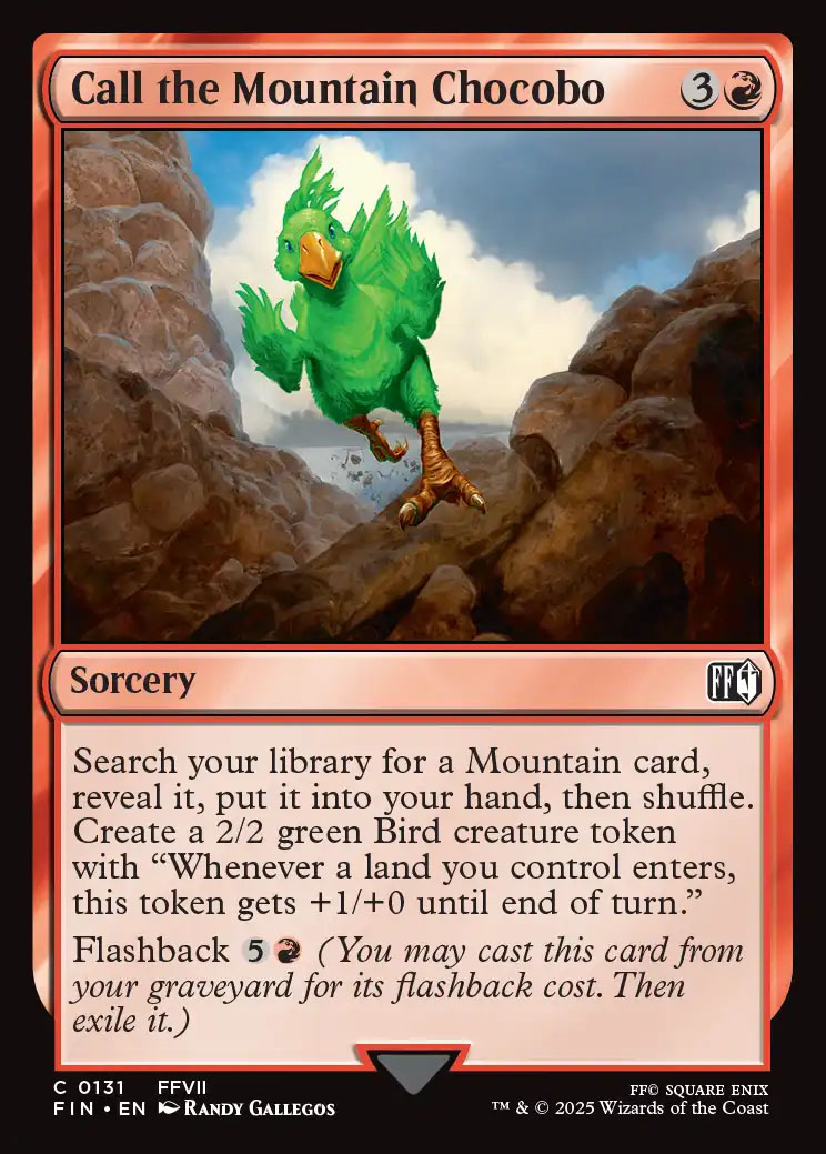 Call the Mountain Chocobo | Final Fantasy | Card Kingdom