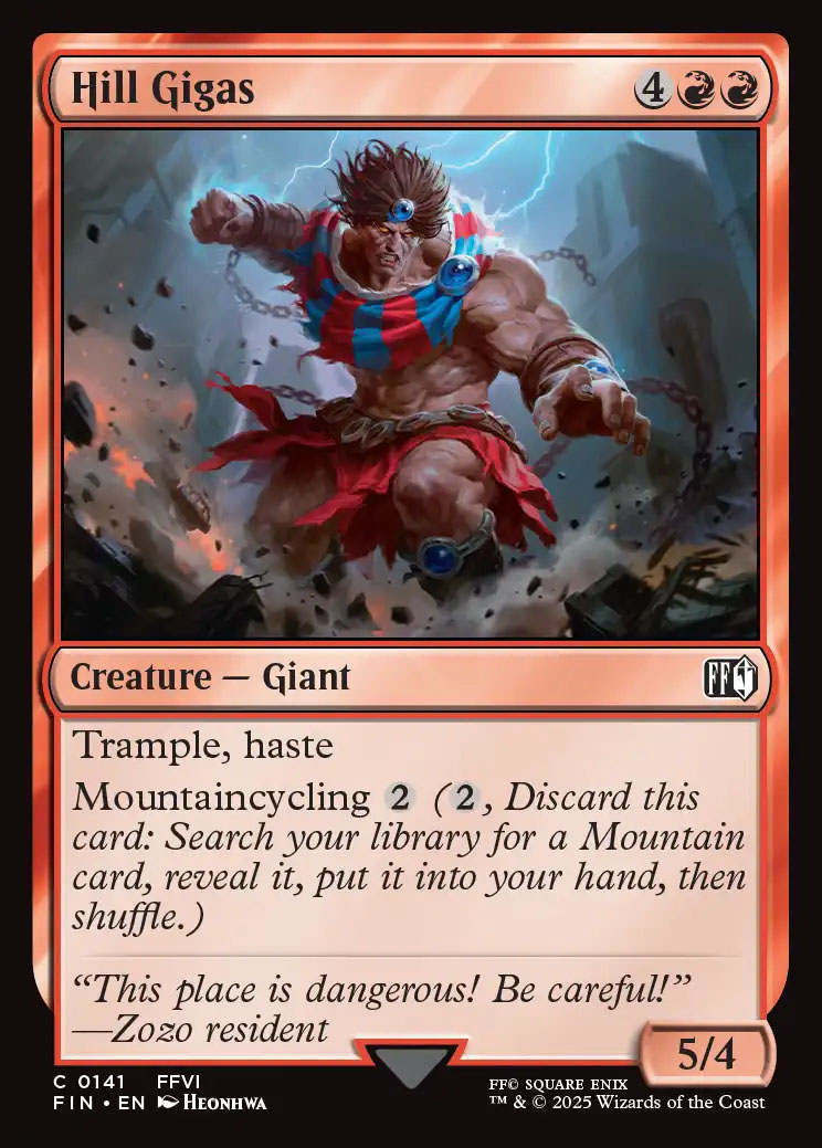 Hill Gigas | Final Fantasy Foil | Card Kingdom