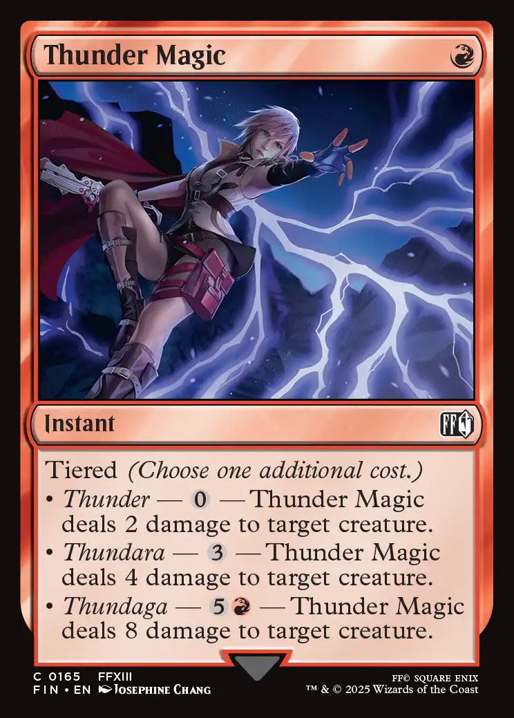 Thunder Magic | Final Fantasy Foil | Card Kingdom