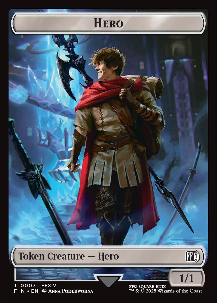mtg final fantasy hero tokens Bird Token (16) // Hero Token (06) [FINAL FANTASY: Tokens] [Foil] – Face to  Face Games