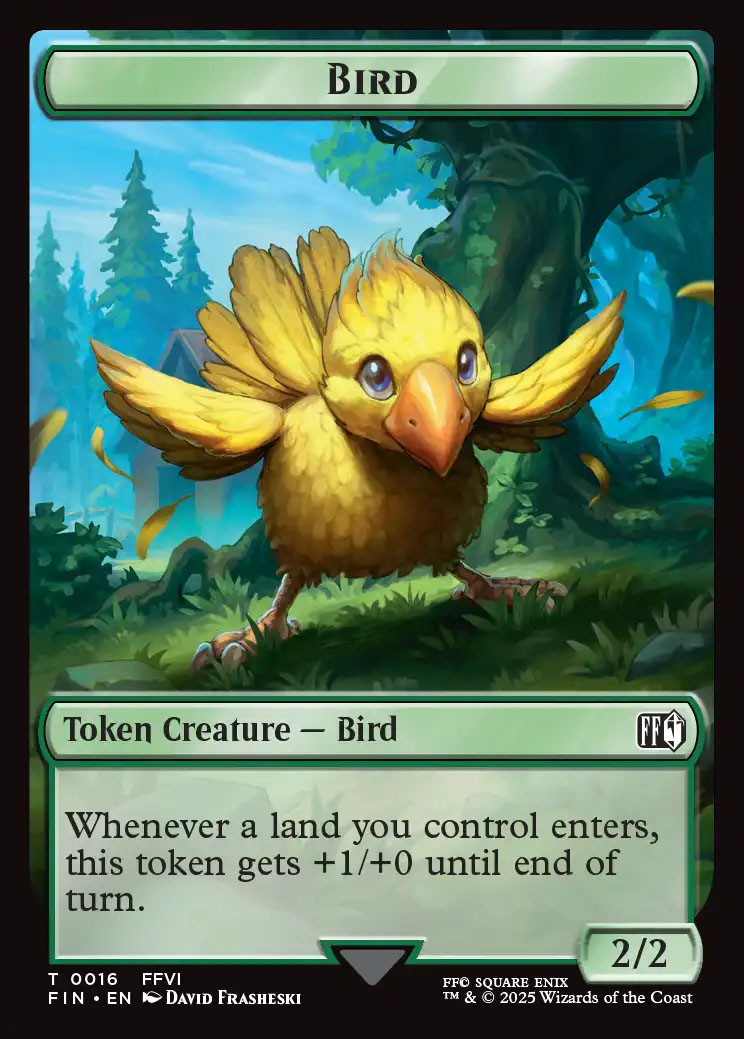bird mtg cards Bird Token (1/1 - Flying) by Irina Nordsol main image 0