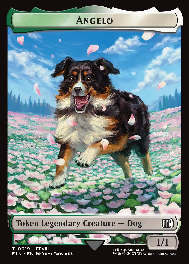 final fantasy mtg dog Torgal, Clive's Companion Mtg Magic Final Fantasy Promo Yoshimaru Non Foil