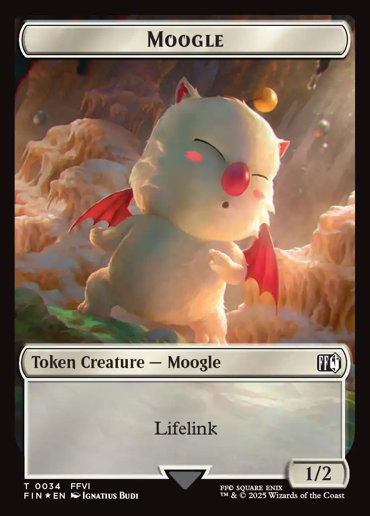 モーグリ族の戦士, モグ (MTG)　foil 日)【Surge-Foil】モーグリ族の戦士、モグ / Mog, Moogle