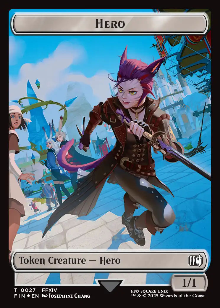Hero Token // Spirit Token | Final Fantasy Foil | Card Kingdom