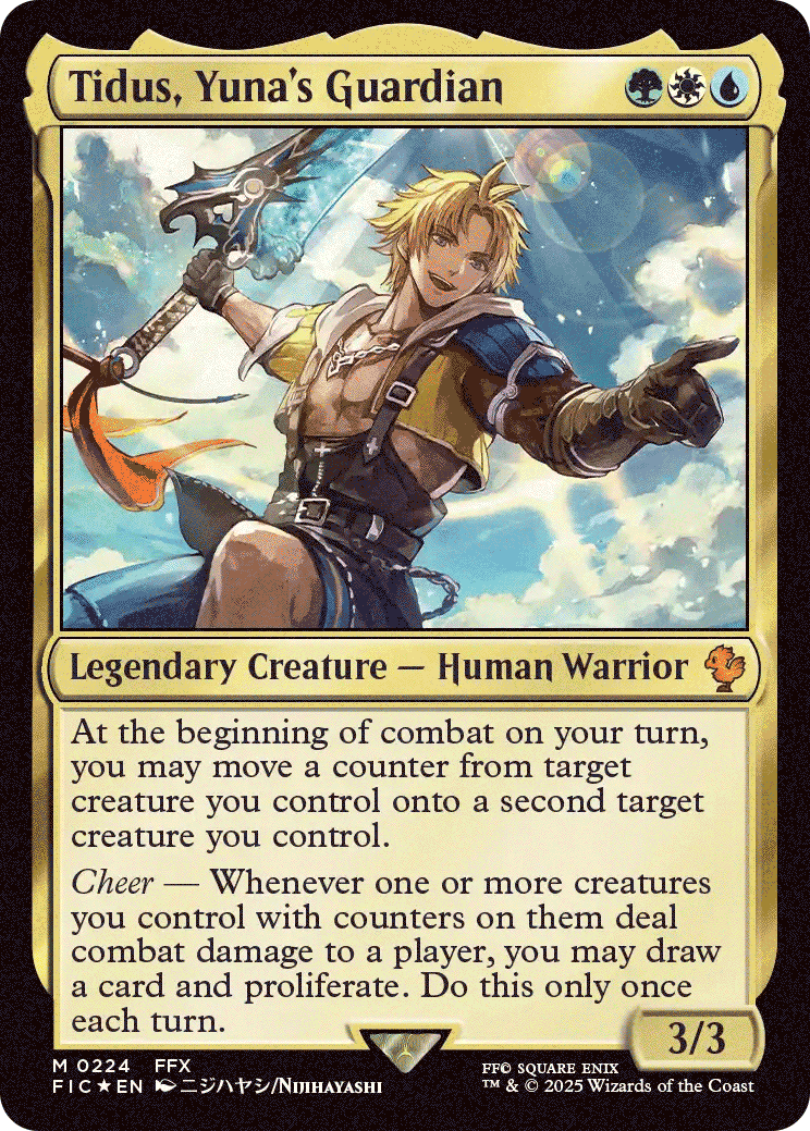 Final Fantasy Commander Decks Foil: Tidus, Yuna's Guardian (0224