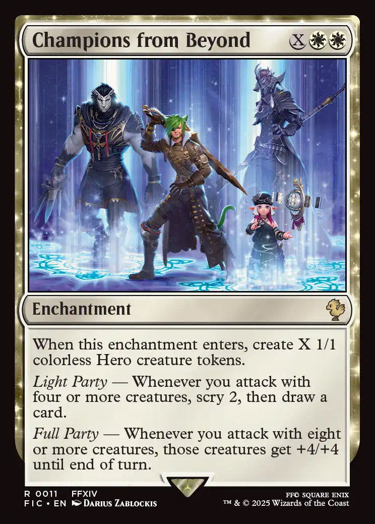 Final Fantasy Commander Decks: Champions from Beyond
