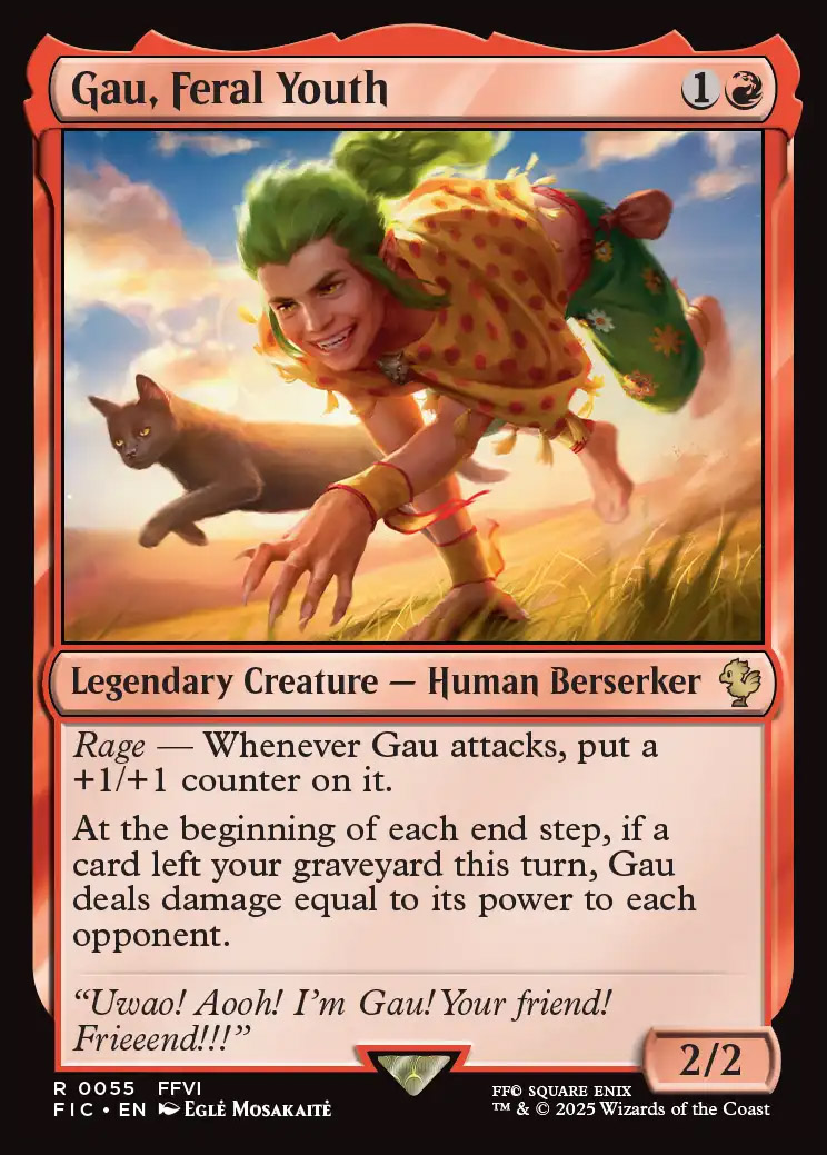 Final Fantasy Commander Decks: Gau, Feral Youth