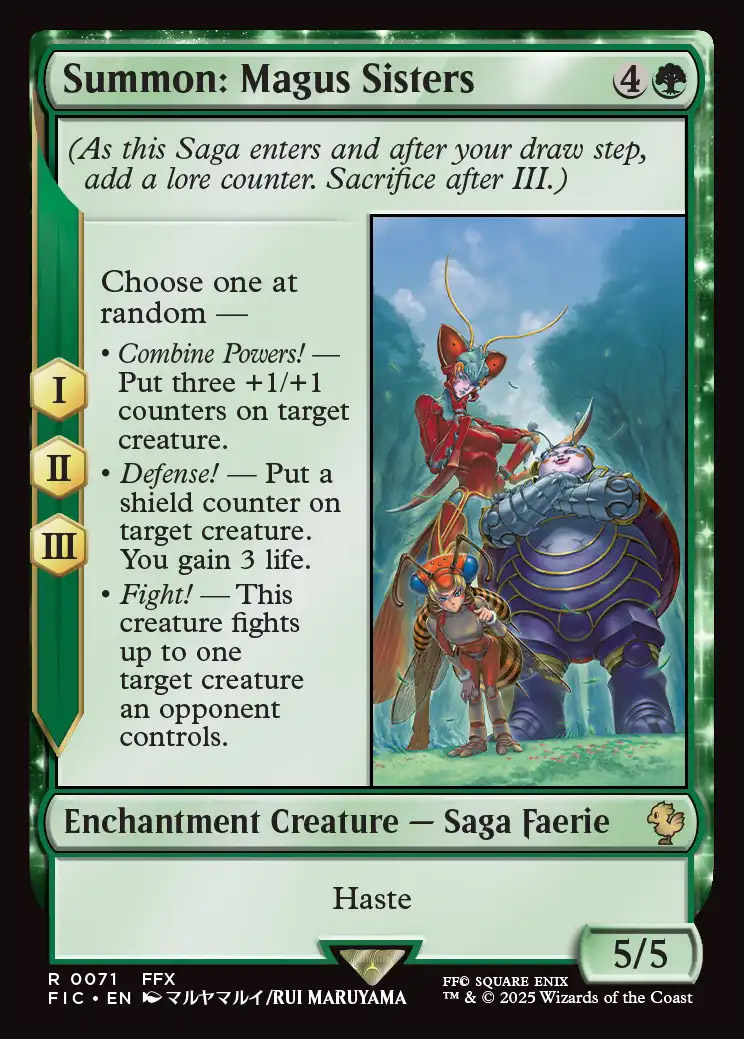 Final Fantasy Commander Decks: Summon: Magus Sisters