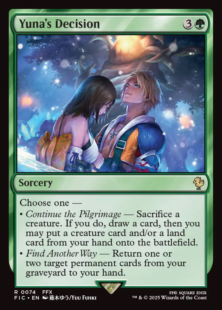 mtg ffx commander deck Magic: The Gathering Final Fantasy X Dive into new commander decks featuring never final fantasy mtg tidus deck