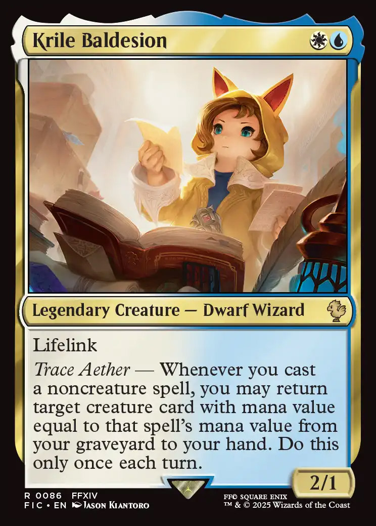 estinien mtg card MTG: FINAL FANTASY 474 Estinien Varlineau (Borderless) (Chocobo Track Foil) main image 1
