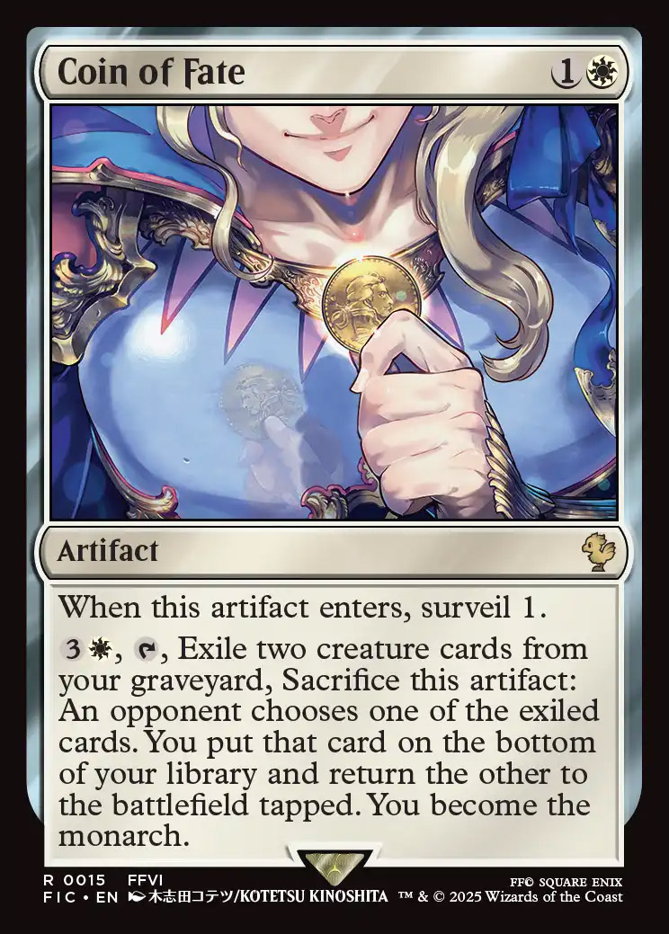 sabin mtg card Magic The Gathering - Universes Beyond - Final Fantasy - Commander Sabin (Full Art) - Legacy