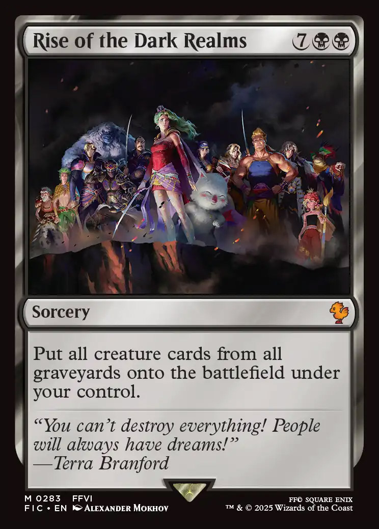 reanimate mtg final fantasy Magic the Gathering — FINAL FANTASY