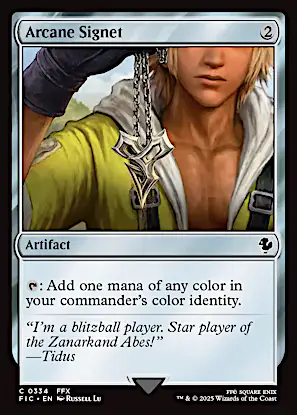 arcane signet mtg card (752) horizon walkeruncommonArtifactFrom the Magic Final Fantasy Commander Decks: Arcane