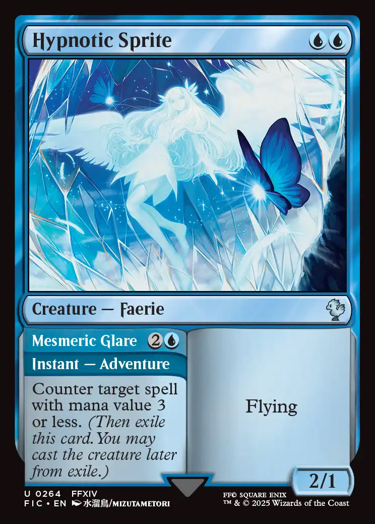 Final Fantasy Commander Decks Foil: Hypnotic Sprite (Surge Foil)
