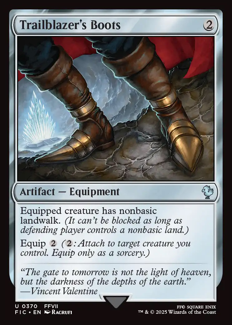 final fantasy mtg equipment deck Magic: The Gathering Equip only as a sorcery.) Magic The Gathering - Final