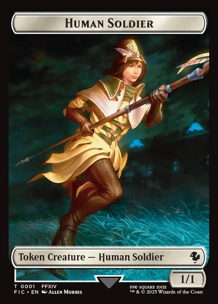 Final Fantasy Commander Decks Foil: Zombie Token // Moogle Token (0006 //  0034 - Surge Foil)