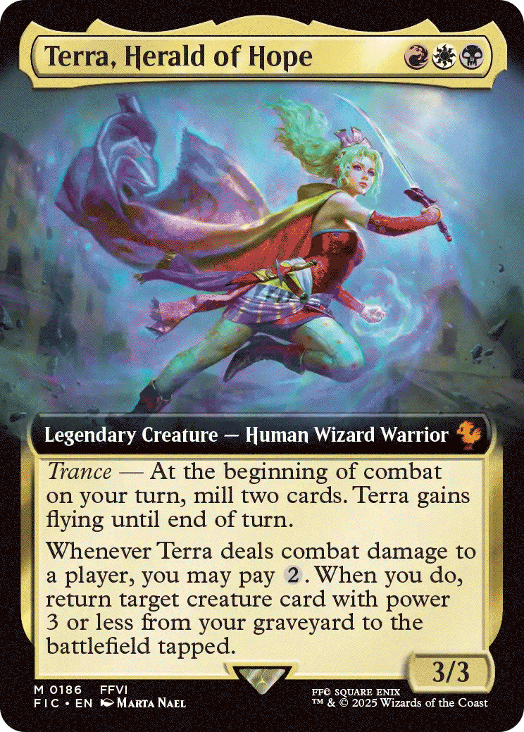 MTG Terra, Herald of Hope 英語 Foil Terra, Herald of Hope | FINAL FANTASY Commander | Star City Games
