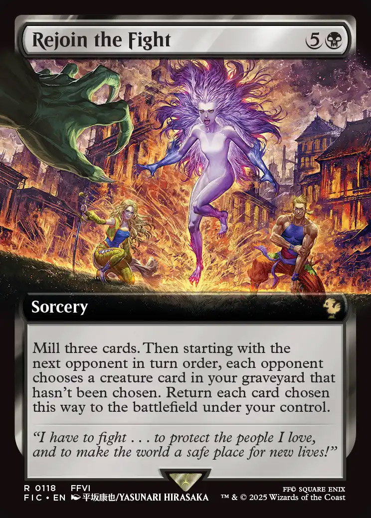 Final Fantasy Commander Decks Variants Foil: Ultimate Magic: Meteor (0121 -  Extended Art)