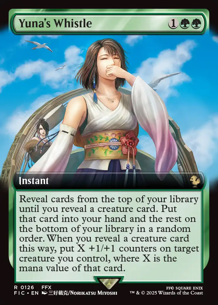 Final Fantasy Commander Decks Variants Foil: Yuna's Whistle (0126