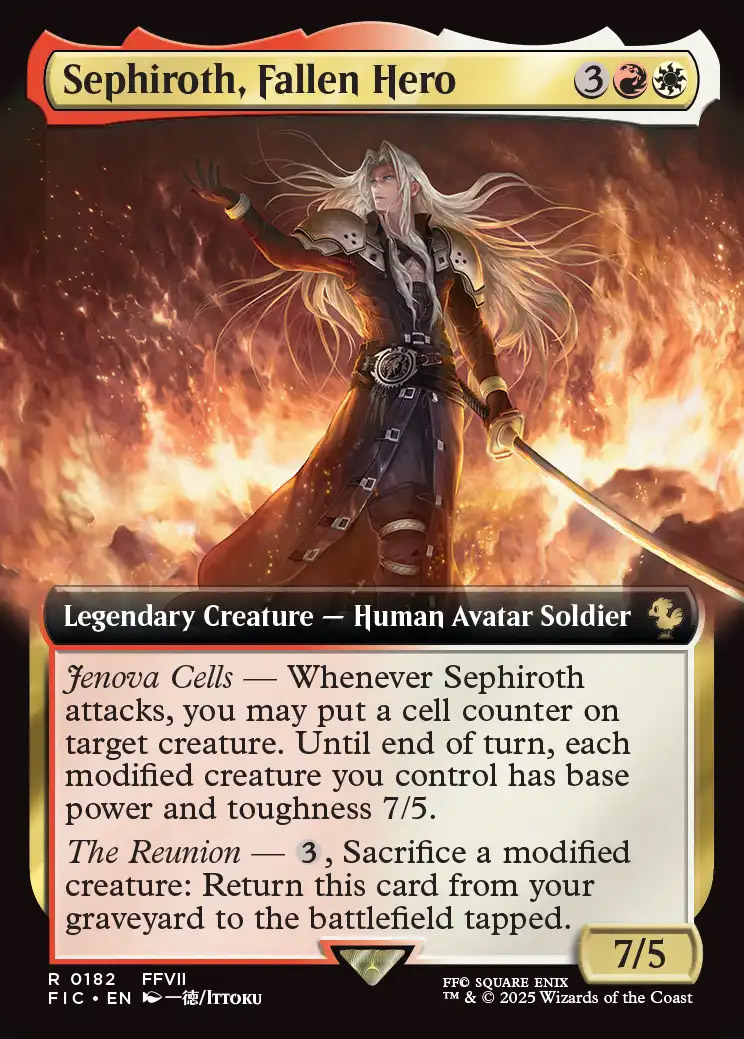 Final Fantasy Commander Decks Variants Foil: Sephiroth, Fallen
