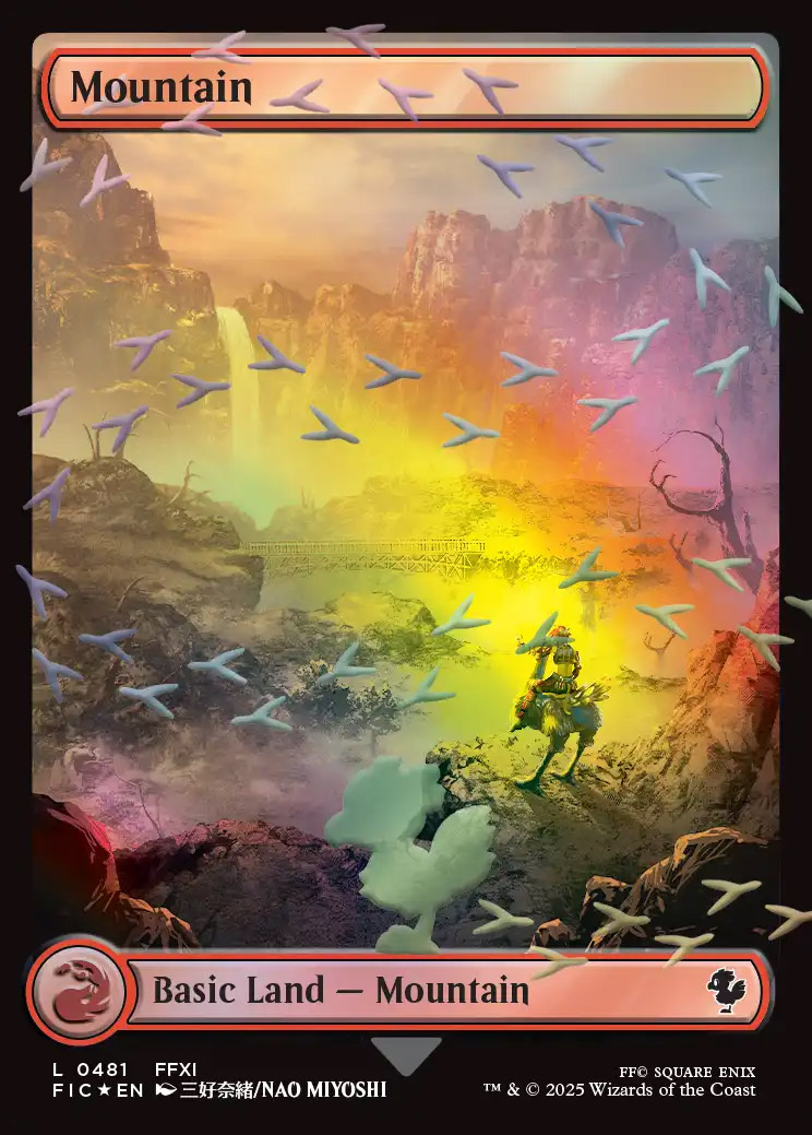 Final Fantasy Commander Decks Variants Foil: Mountain (0481