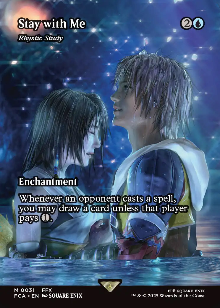 Final Fantasy Through the Ages Foil: Rhystic Study (0031 - Stay