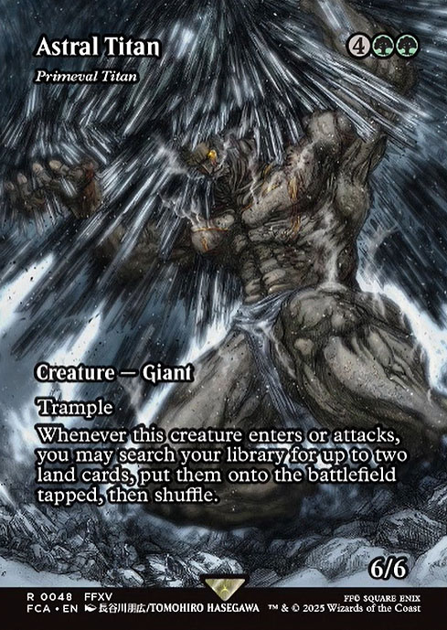 Final Fantasy Through the Ages Foil: Primeval Titan (0048