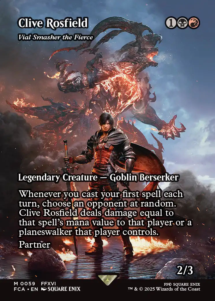 MTG FF クライヴ・ロズフィールド 継承史 foil M0059 MTG FF