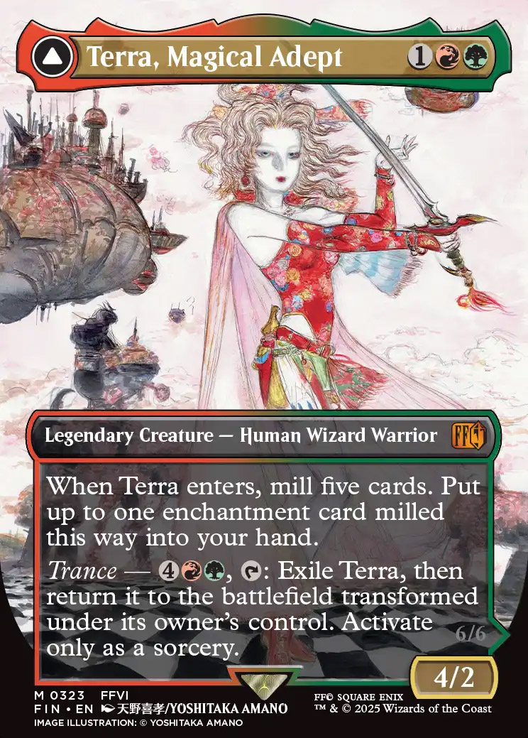 MTG FINALFANTASY FOILまとめ Final Fantasy Variants Foil: Terra, Magical Adept (0323