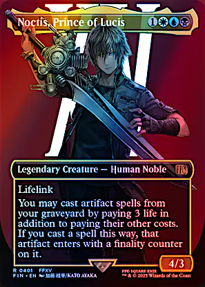 noctis final fantasy mtg Lucis Caelum Showcase Foil JP NM Kingdom of the Titans orders must be paid in full upfront Noctis Lucis Caelum (Kenrith, the