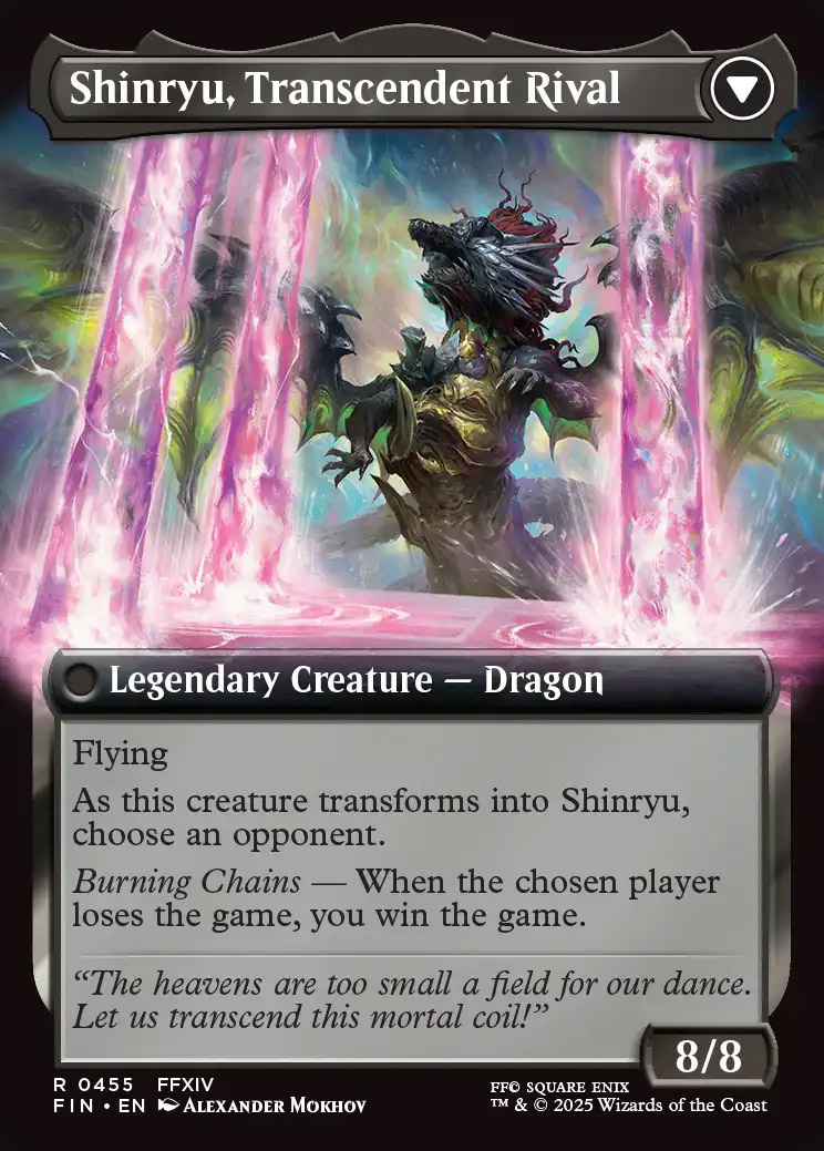 mtg final fantasy shinryu 401 Games Canada - Zenos yae Galvus // Shinryu, Transcendent Rival