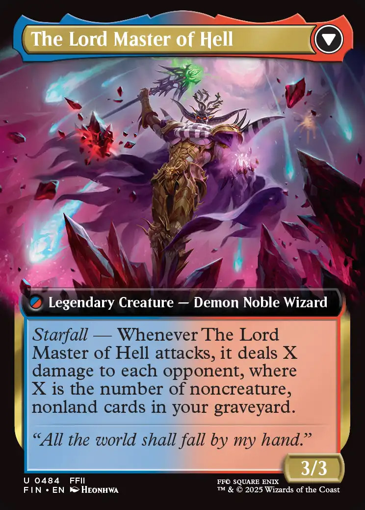 Final Fantasy Variants Foil: The Emperor of Palamecia (0484 - Extended Art)