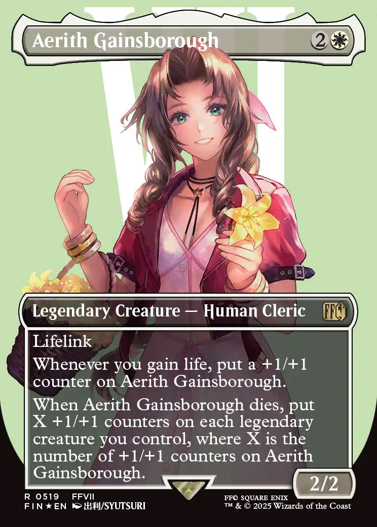 Final Fantasy Variants Foil: Aerith Gainsborough (0519