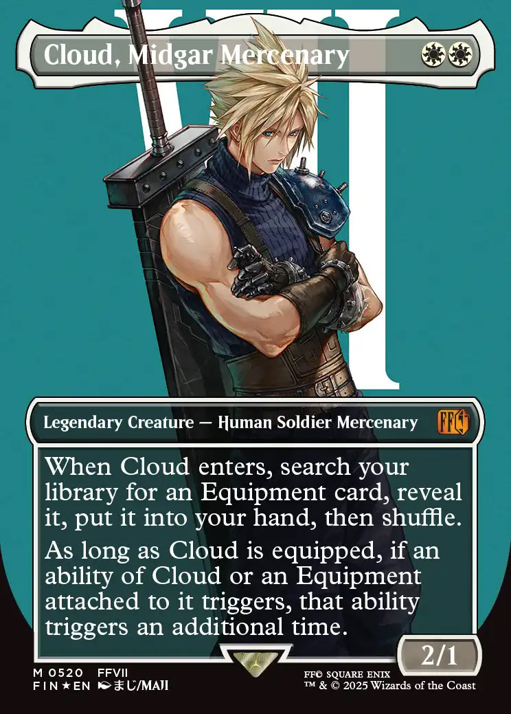 Final Fantasy Variants Foil: Cloud, Midgar Mercenary (0520