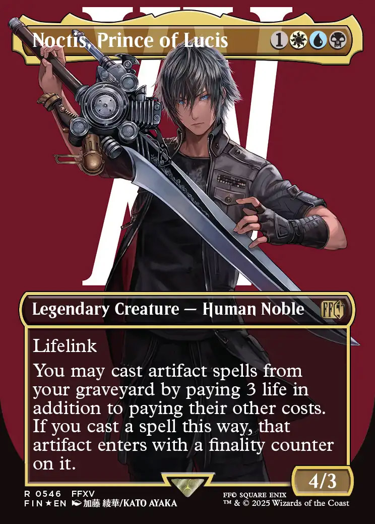 Final Fantasy Variants Foil: Noctis, Prince of Lucis (0546