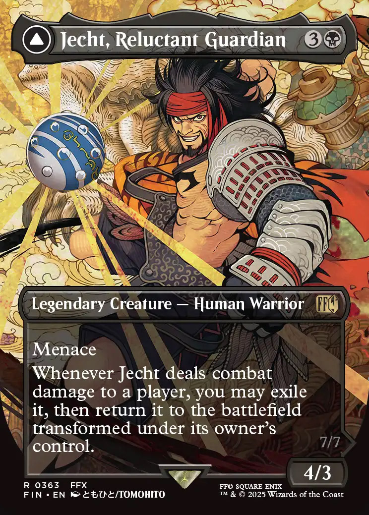 Final Fantasy Variants Foil: Jecht, Reluctant Guardian (0363