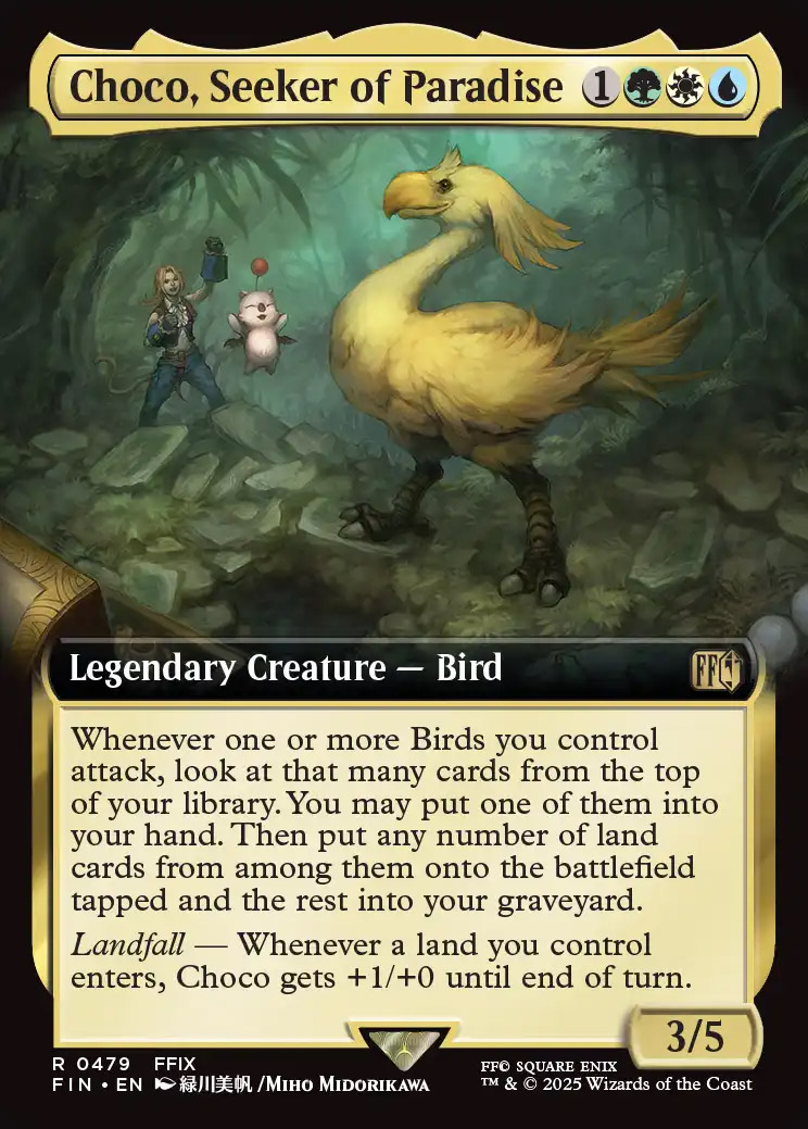 Choco,Seeker of Paradise/桃源郷の探求者、チョコfoil Final Fantasy Variants Foil: Choco, Seeker of Paradise (0479