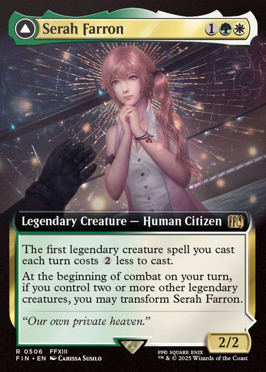 セラ・ファロン 拡張 Foil MTG FF FOIL】【英】セラ・ファロン/Serah Farron[多色R]【FIN】[拡張