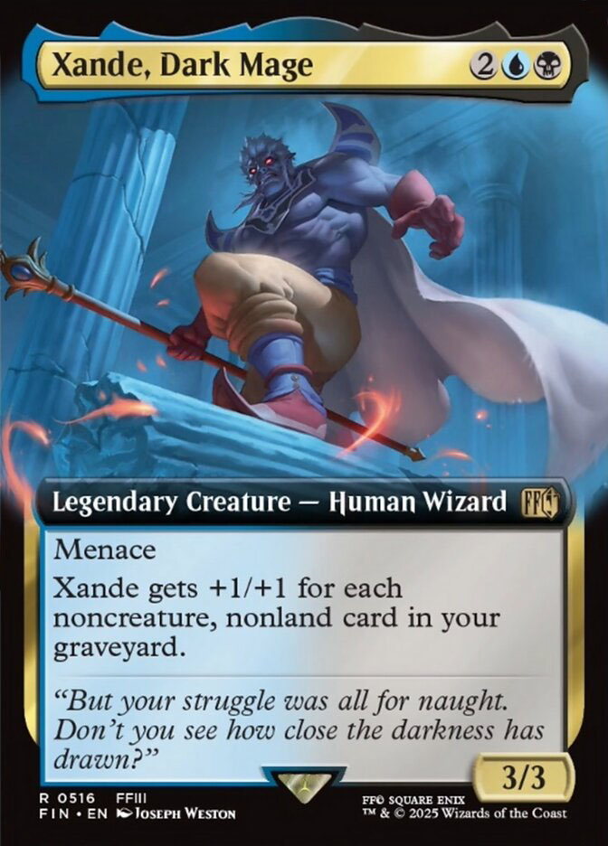 Final Fantasy Variants: Xande, Dark Mage (0516 - Extended Art)