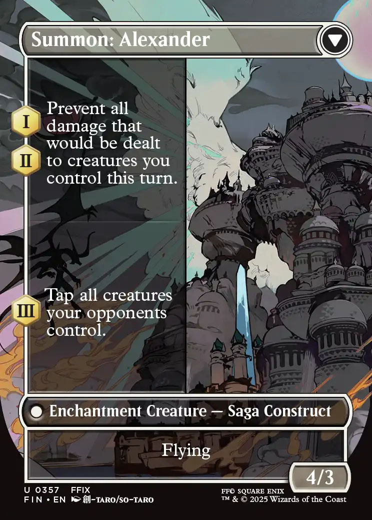 Final Fantasy Variants Foil: Crystal Fragments (0357 - Borderless)