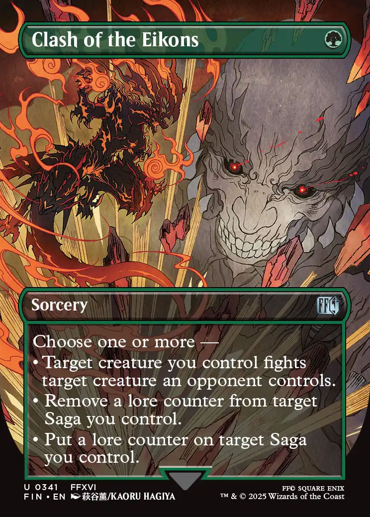 MTG シヴァ/Shiva【Foil】 Jill Shivas Dominant-borderless - surge foil, Final Fantasy