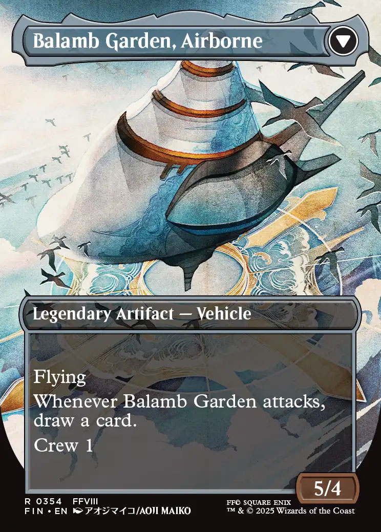 Final Fantasy Variants Foil: Balamb Garden, SeeD Academy (0354