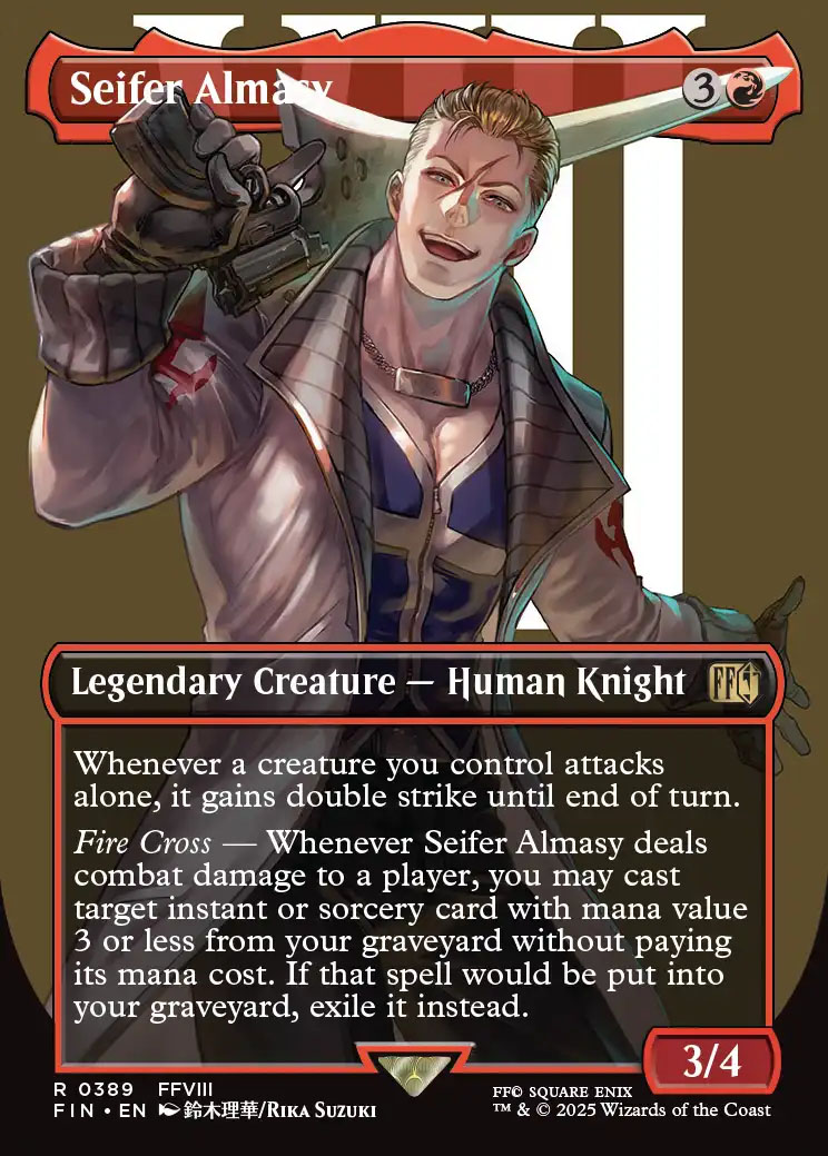 Final Fantasy Variants Foil: Squall, SeeD Mercenary (0402