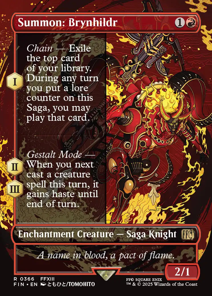 Final Fantasy Variants Foil: Summon: Shiva (0362 - Borderless)