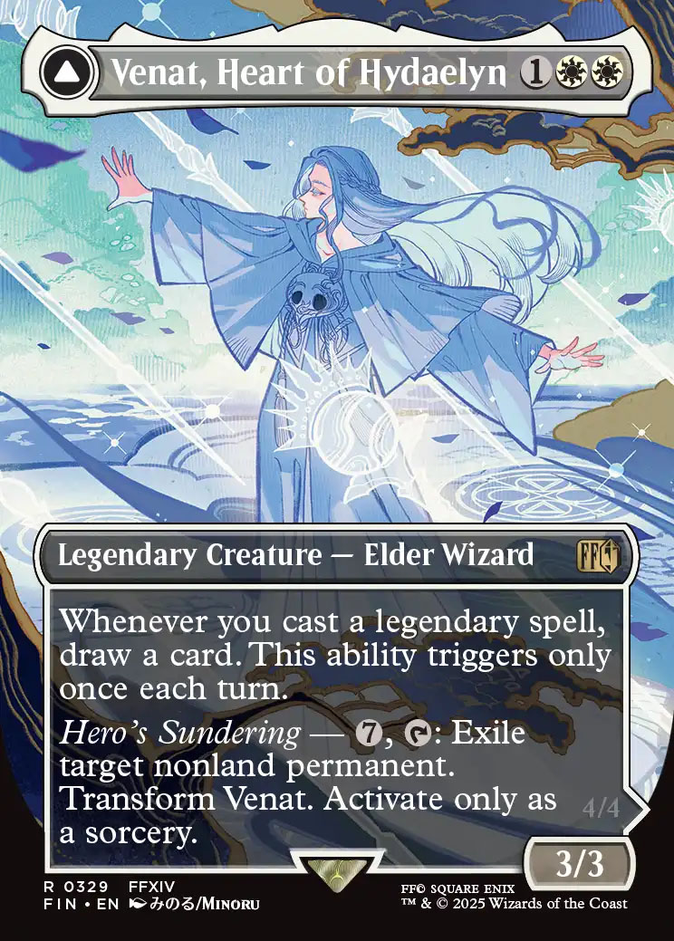 MTG FF ヒルディブランド・マンダヴィル 拡張アート foil FFXIV