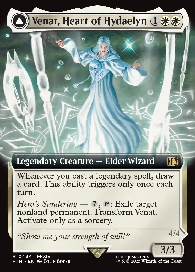 mtg final fantasy alt arts Rosa, Resolute White Mage [FINAL FANTASY] – Dungeons & Javas main image 1