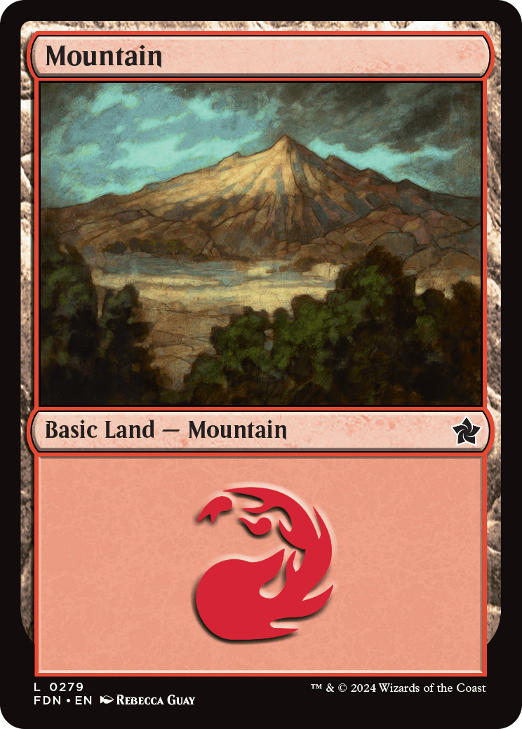 Mountain | Foundations Foil | Standard | Card Kingdom