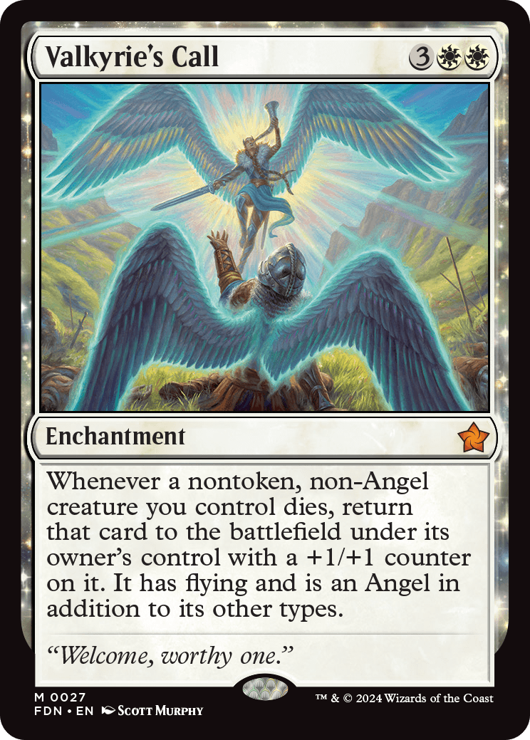 mtg valkyrie commander deck Valkyrie's Call | Foundations | Standard